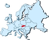mapa europa a slovensko